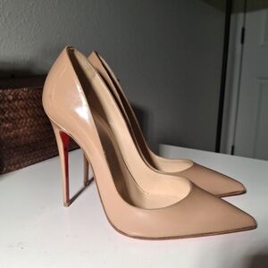 Christian Louboutin Red Bottom Nude Heels